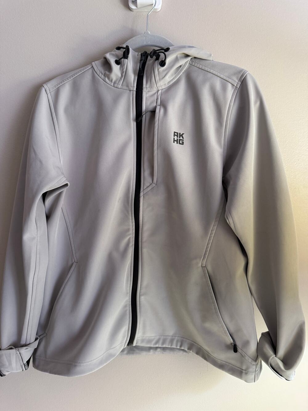 Alaskan Hardgear Duluth Trading Men’s M Gray Softshell Hooded Jacket AKHG